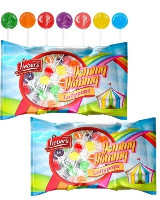 Candy Lollipops, Bulk Lolly Pops Individually Wrapped, Loli Sucer for kids (2 PK - Image 1 of 4