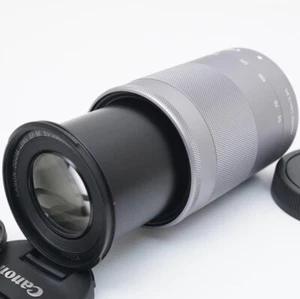 Canon ef-m 55-200mm 55-200 IS STM EOS M M2 M3 M6 M10 M100 digital camera Silver - Picture 1 of 4