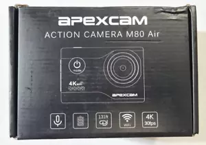 Apexcam Caméra d'action M80 Air Caméra étanche sous-marine, Noir - Photo 1 sur 10