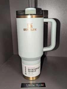 Stanley The Holiday Quencher H2.0 FlowState Tumbler 40 OZ Celadon Ship TODAY - Picture 1 of 3
