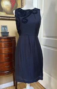 Max and Cleo Maxandcleo Navy Sleeveless Polyester Dress - Size 4 - Picture 1 of 7