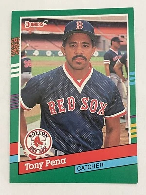 1991 Donruss Tony Pena Boston Red Sox #456 - Image 1 of 2
