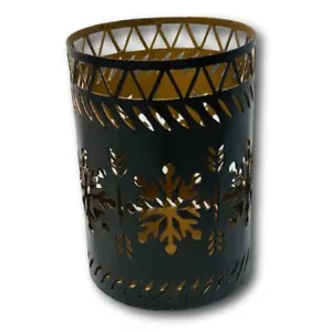 WoodWick Candles Bronze Snowflake Petite Holder Metal - Picture 1 of 5