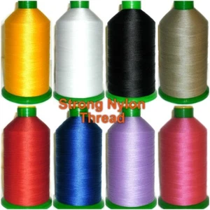 STRONG BONDED NYLON THREAD 20'S, 1600MTRS, SOMABOND THREADS - Picture 1 of 47