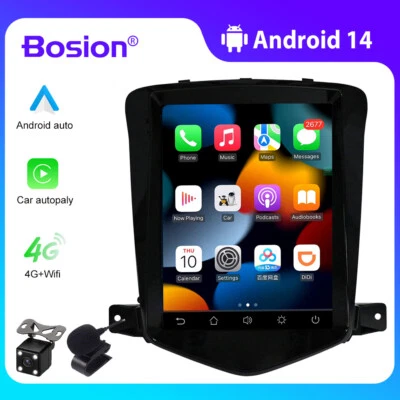 9.7'' Autoradio Für Chevrolet Cruze 09-14 Android 14 GPS Navi WIFI 4+64G USB DSP - Bild 1 von 4