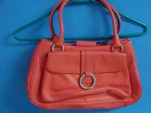 Ann Taylor leather purse, color Salmon, New without tags, gift - Picture 1 of 10