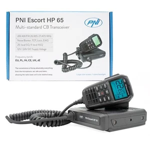 PNI Escort HP 65 ASQ CB radio wielonormowe UK 27/81 EU Ukryj jedną ręcznik - Zdjęcie 1 z 11