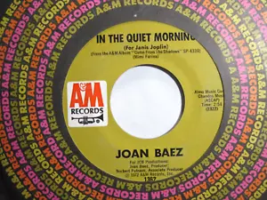 JOAN BAEZ * 45 * In The Quiet Morning * 1972 * NOS ! UNPLAYED MINT A&M - Picture 1 of 1