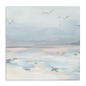 Pastel Coastal Landscape Canvas Wall Art by June Erica Vess - Picture 1 of 10