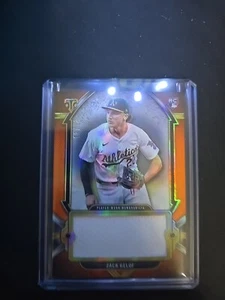 2024 Topps Triple Threads Single Jumbo Relic /18 #SJR-ZGE2 Zack Gelof (RC) IV - Picture 1 of 3