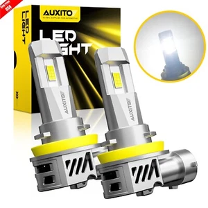AUXITO H11 LED Bulbs Headlight Low Beam 6000K Super Bright Plug Play 1:1 Design - Picture 1 of 23