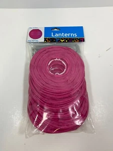 12 Pack 4.5" Chinese Round Lanterns Pink Paper Lantern Hanging Lanterns NIP - Picture 1 of 4