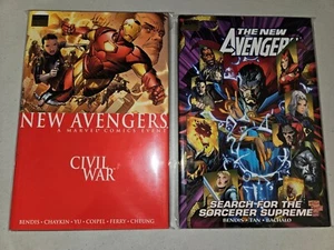 New Avengers vol. 5, 11 (HC Hardcover Lot of 2) Bendis Civil War, Search for - Picture 1 of 3