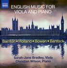 Sarah-Jane Bradley - English Music for Viola & Piano [New CD]
