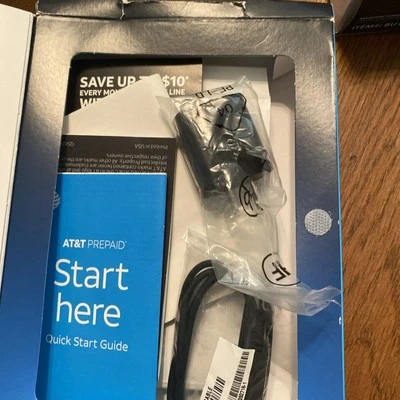 AT&T AXIA 16GB Prepaid Phone Dark Blue  - Image 1 of 4