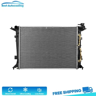 For 2010 2011 2012 13-2016 Hyundai Genesis Coupe 3.8L V8 13467 Aluminum Radiator - Image 1 of 4