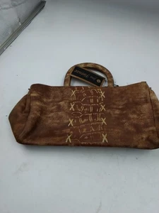Fina Firenze braune Leder Mini Tasche Handtasche - Bild 1 von 4