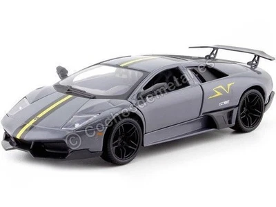 2010 Lamborghini Murcielago LP670-4 SV Grey 1:24 Motor Max 73350 - Imagen 1 de 4