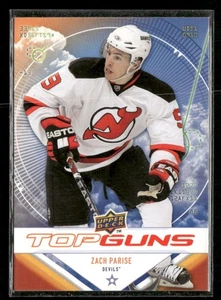 Top Guns 2009-10 de cubierta superior #TG2 Zach Parise - Imagen 1 de 2