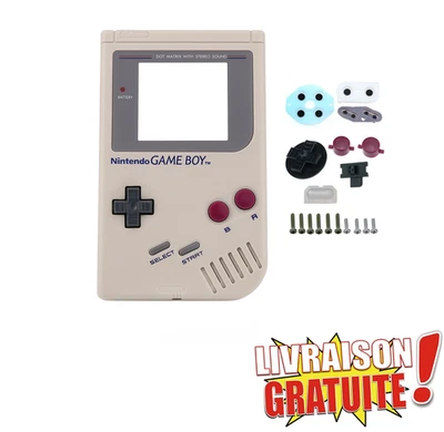 Nintendo Game Boy DMG-01 Kit Pièces de Rechange (Coque + Boutons + Vis) - Bild 1 von 4