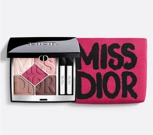 DiorShow 5 Couleurs Eyeshadow 862 Shocking Pink + Miss Dior Pouch Limited & NEW - Picture 1 of 4
