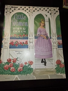 VINTAGE UNCUT 1960's LITTLE WOMEN PAPER DOLL BOOK Original Rare Dolls + Costumes - Picture 1 of 6