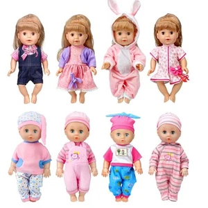 8-Sets Baby-Doll-Clothes for 12 inch Baby Dolls 10-11-12 inch Handmade Clothi... - Picture 1 of 7
