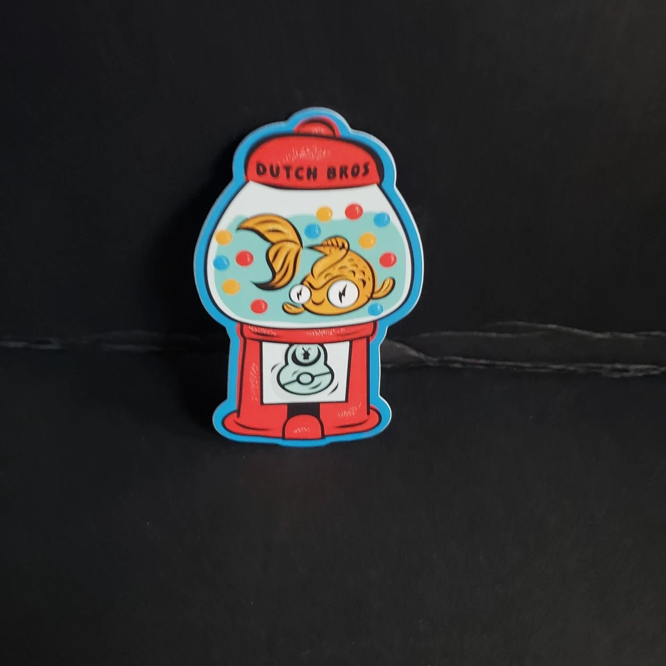 Dutch Bros Goldfish Sticker February 2025  - Image 1 of 1