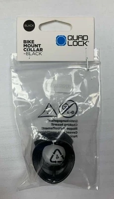 QUAD LOCK BIKE MOUNT COLLAR BLACK QLP-BMC-BK 9348943001717 - Image 1 of 2