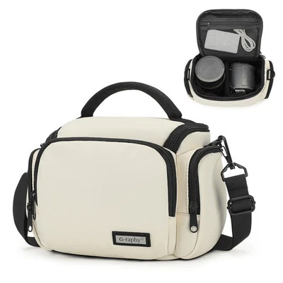 Digital Camera Shoulder Bag Crossbody Padded Waterproof Case for SLR DSLR Canon - Image 1 of 4