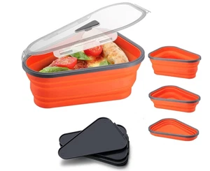 Contenedor de almacenamiento Ultimate Pizza Pack reutilizable plegable portátil ¡Microondas! - Imagen 1 de 7