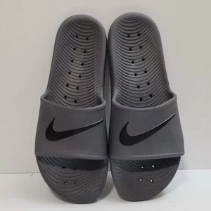Nike Kawa Shower Slides Sandals Gray Men’s Size 14 Slip Ons - Picture 1 of 13