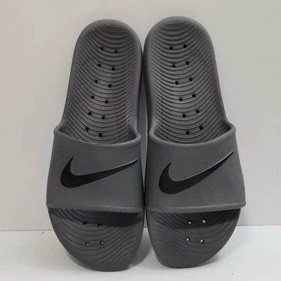 Nike Kawa Shower Slides Sandals Gray Men’s Size 14 Slip Ons - Image 1 of 4