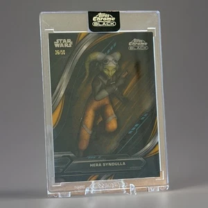 2024 Topps Chrome Black Star Wars Animated SP HERA SYNDULLA #SP-4 Gold /50 - Picture 1 of 2