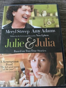 JULIE & JULIA DVD RATED PG-13 PREOWNED FREE USA SHIP - Picture 1 of 3