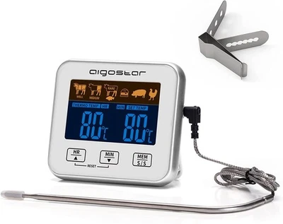 TERMOMETRO DA CUCINA DIGITALE DISPLAY PER GRIGLIA WEBER AIGOSTAR ELLIOT - Immagine 1 di 4