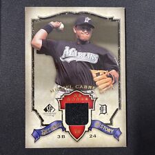 2008 SP LEGENDARY CUT DESTINED FOR HISTORY JERSEY RELIC MIGUEL CABRERA MARLINS