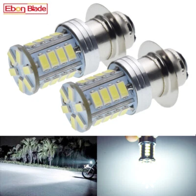 2Pcs H6M P15D LED Dual Beam Headlight Bulb 6V / 12V DC for Motorcycle Motorbike Foto 1 de 4