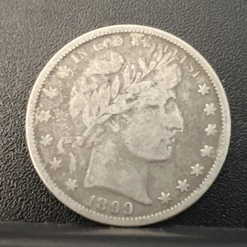 1899 Barber Half Dollar Fine/Very Fine T-502 Cover