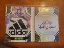 2022 Playbook Jersey Autograph Kirk Cousins #PJA-KC 1/5 On Card Auto. Nice Patch