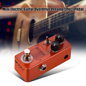 MOSKY D250X Mini Electric Guitar Overdrive Preamp Effect Pedal True Bypass E3O2 - Picture 1 of 7