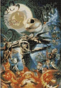 Nightmare Before Christmas Counted Cross Stitch CHART No. 4-515 - Picture 1 of 1
