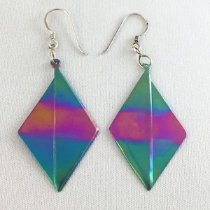 Titanium Rainbow Earrings Medium, TEi-1 Four Left - Bild 1 von 4