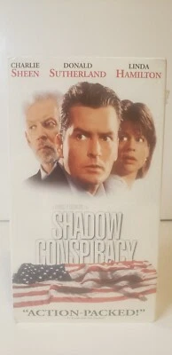 The Shadow Conspiracy VHS New Sealed 1997 Charlie Sheen Donald Sutherland - Image 1 of 4