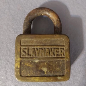 SLAYMAKER Padlock Locksport Collectable Vintage Padlock No Key Free Shipping! - Picture 1 of 7