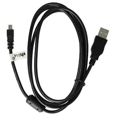 VHBW USB Kabel für Panasonic K1HA08AD0002 DMW-USBC1 K1HA08AD0001 K1HA08AD0003 150cm