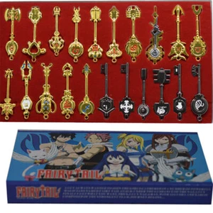 Anime Fairy Tail Lucy Celestial Spirit Magic Keys 21 Modelle mit Box Schlüsselanhänger - Bild 1 von 6