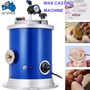 Inyector de cera 500 W máquina de moldeo de cera máquina de fundición de cera herramienta de joyería redonda NUEVO - Imagen 1 de 12