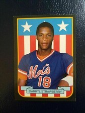 Darryl Strawberry New York Mets 1989 Shield #10 Pacific Cards & Comics Odd