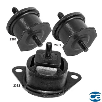 For 84-85 Engine Mounts & Trans. Mount 3Pcs Set for Chevrolet S10 1.9L RWD - Image 1 of 3